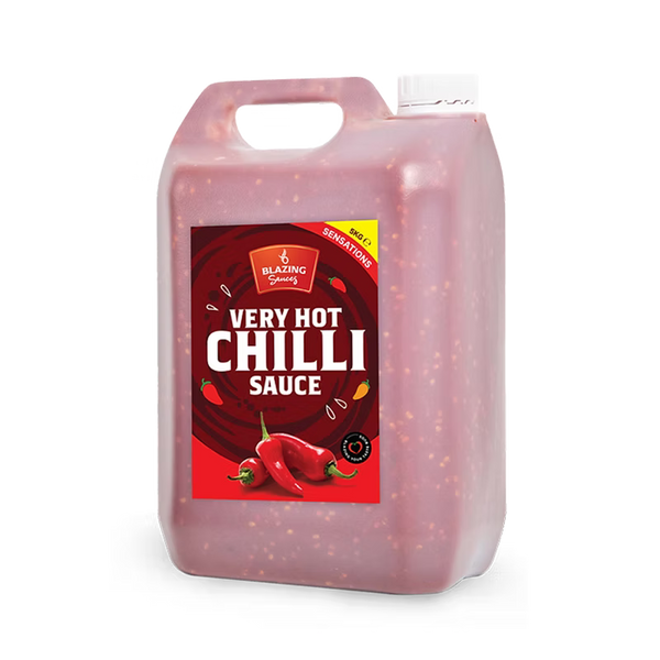 Very Hot Chilli Sauce 5kg for Chicken, Meat & Veg