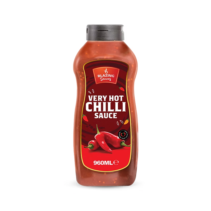 Very Hot Chilli Sauce 960ml for Chicken, Meat & Veg